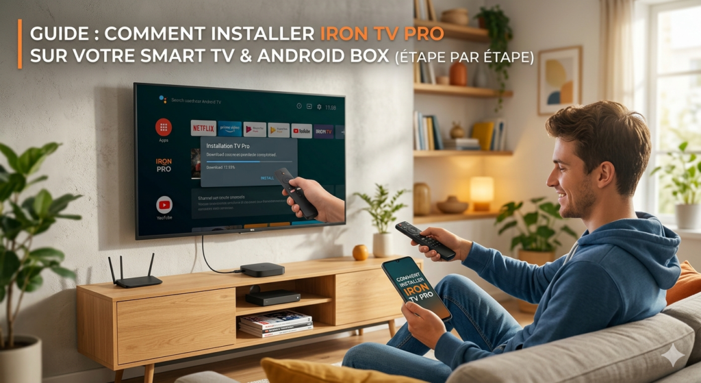 Comment installer Iron TV Pro sur tv